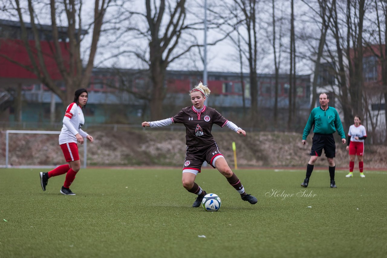 Bild 232 - B-Juniorinnen Walddoerfer - St.Pauli : Ergebnis: 4:1